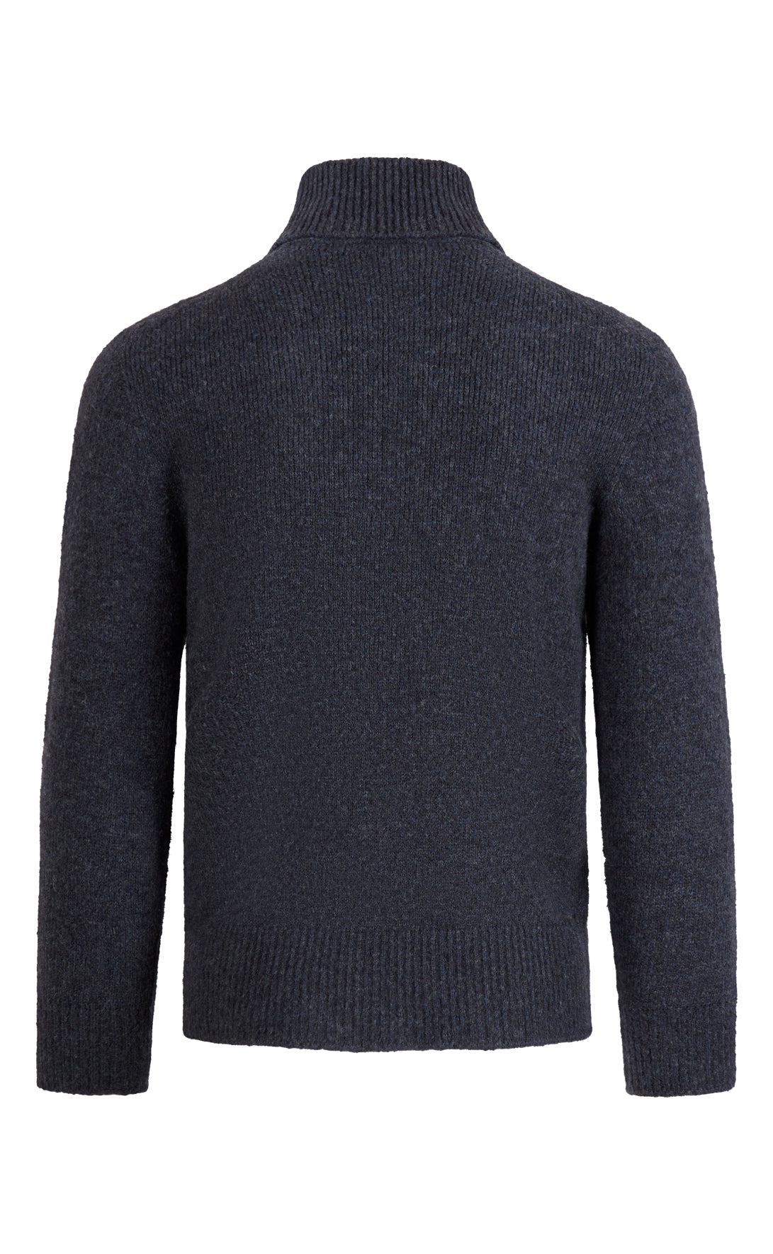 Super soft turtleneck sweater in tweed look, relaxed fit