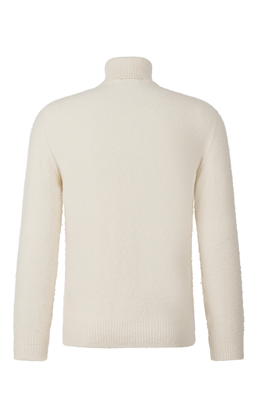 Nahtfreier Rollkragen-Pullover aus hautfreundlicher Winterbaumwolle, relaxed fit