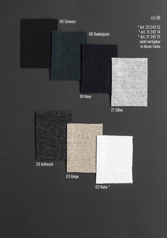 Zipptroyer made of Merino wool