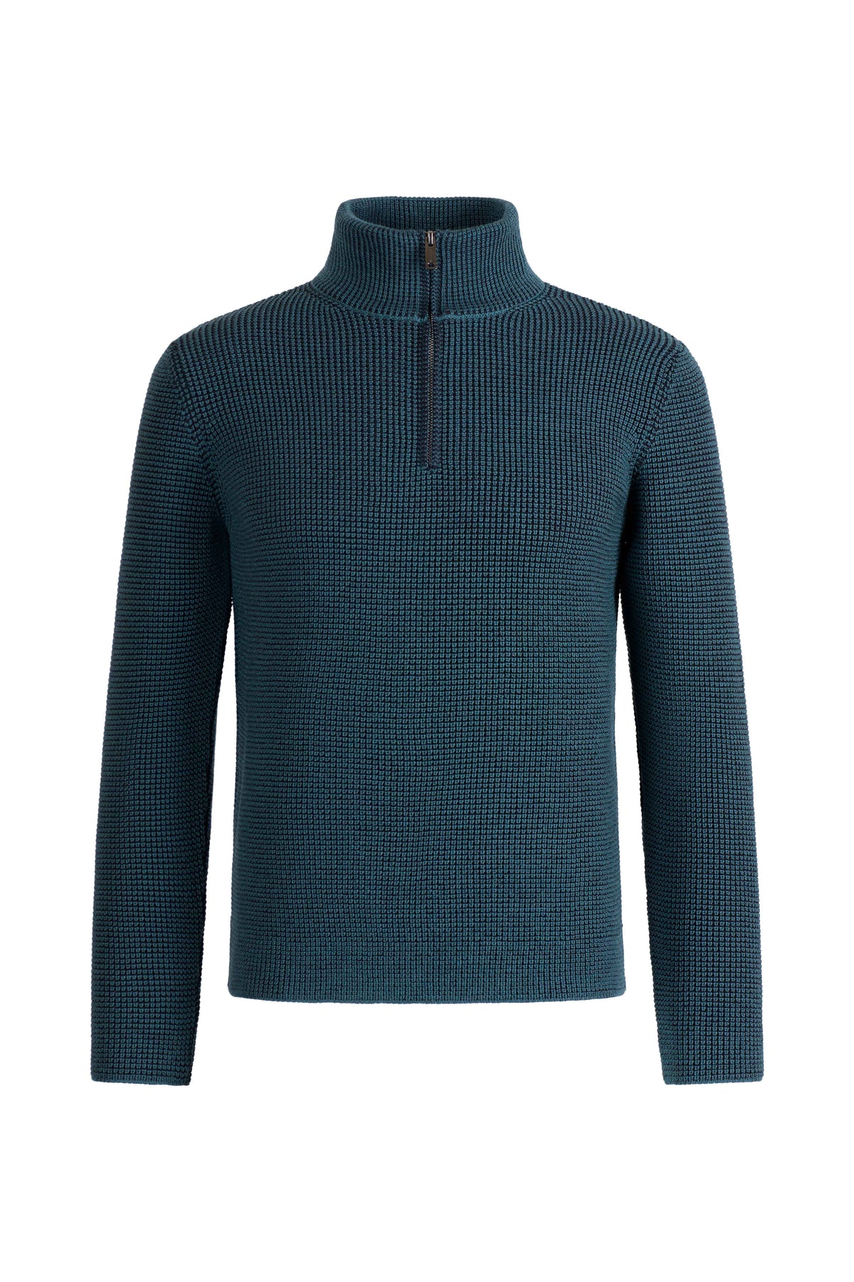 Zipptroyer aus 10.000 Meter feinster Merinowolle, regular fit