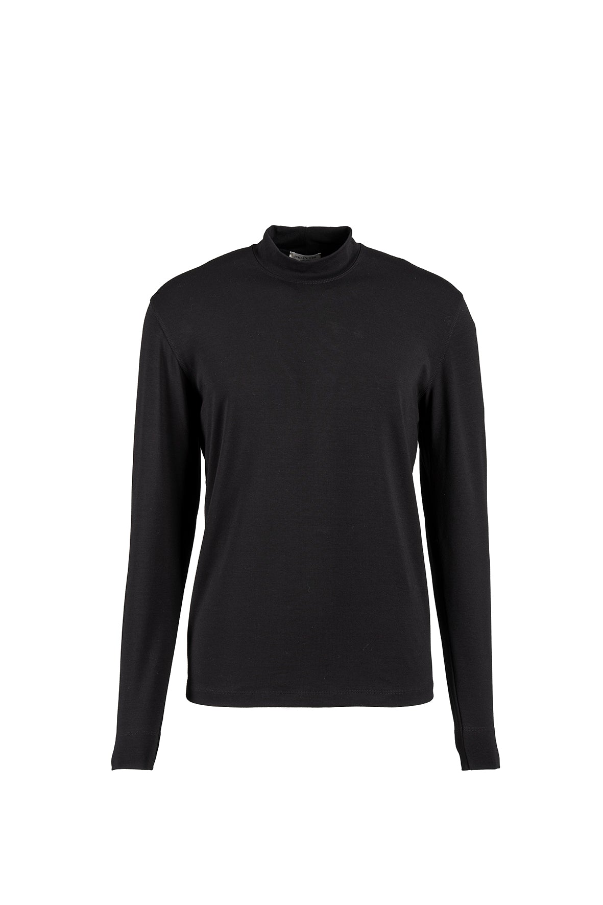 Premium jersey stand-up collar sweater, long sleeve