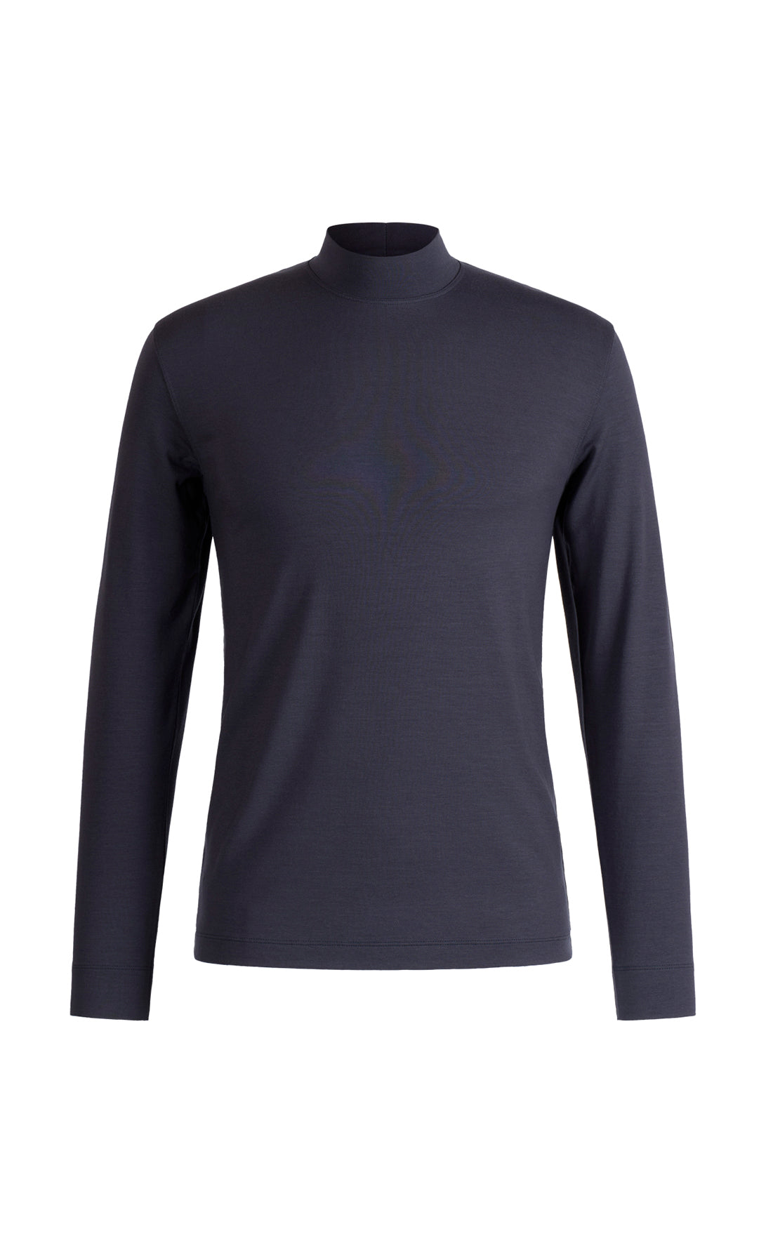 Stand-up collar shirt, long sleeve, viscose stretch
