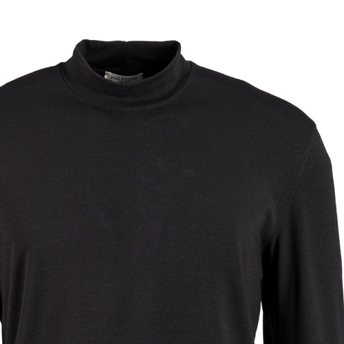 Premium jersey stand-up collar sweater, long sleeve