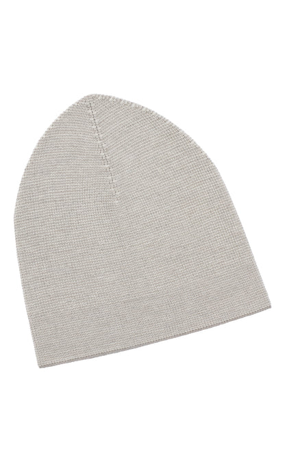 Merino wool hat, pearl knit