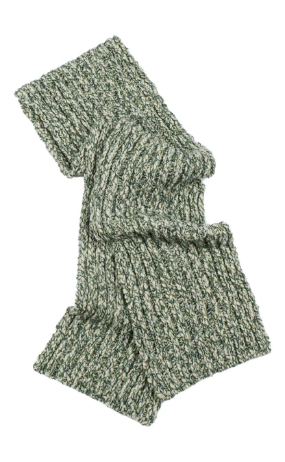 Merino alpaca mouliné scarf