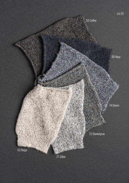 Tweed-look scarf